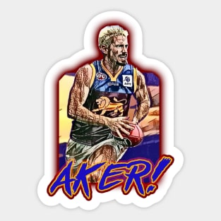 Brisbane Lions - Jason Akermanis - AKER! Sticker